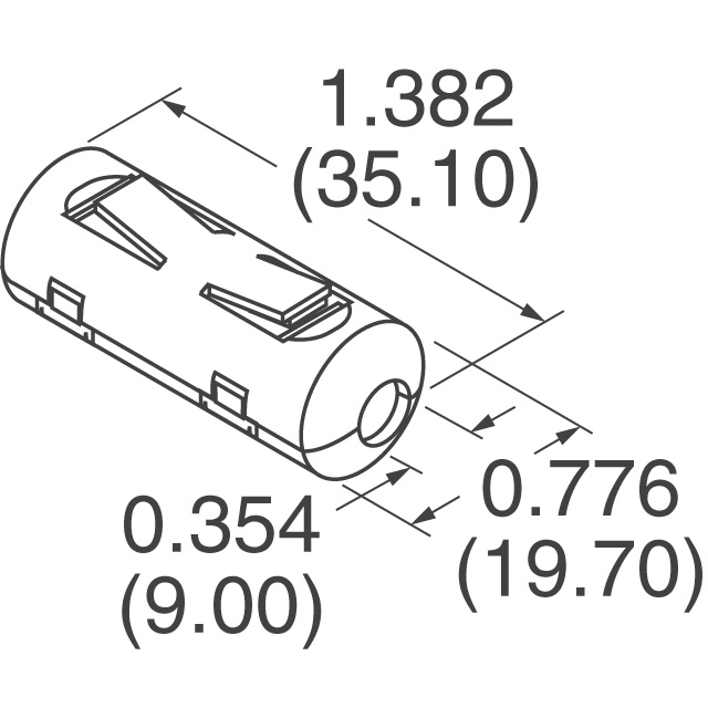 Ferrite Cable Cores Snap On LairdSignal Integrity Products Cores